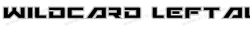 Wildcard Leftalic字体转换